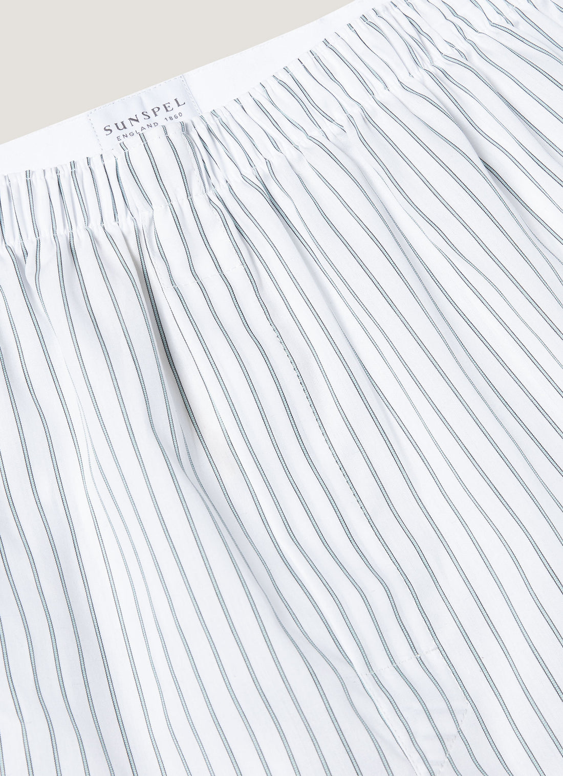 Men's Classic Boxer Shorts in White/Blue/Green