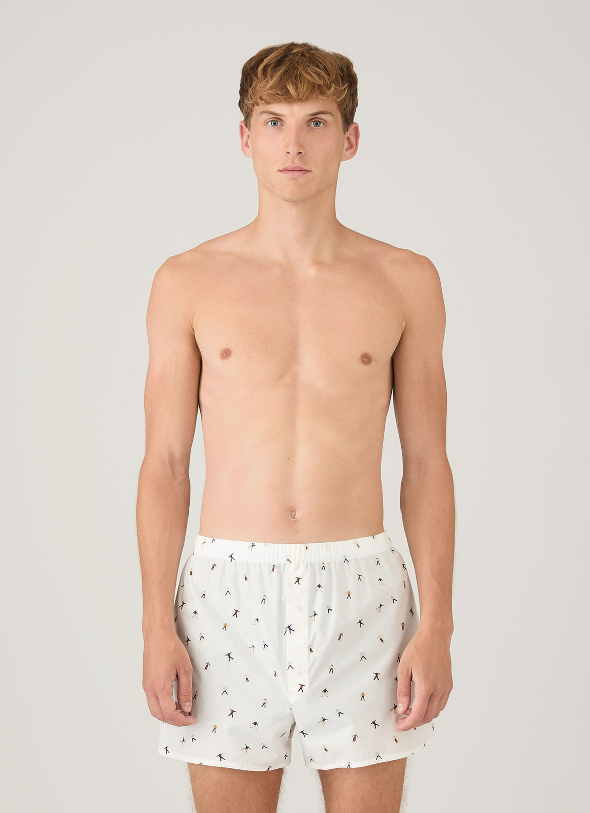 Men's Classic Boxer Shorts in Snow Angel Print
