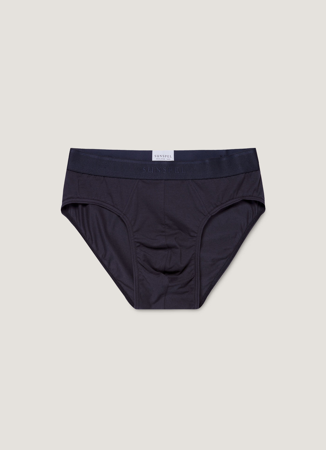 Men's Stretch Cotton Briefs in Navy