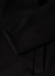 Men's Boiled Wool Coat in Navy