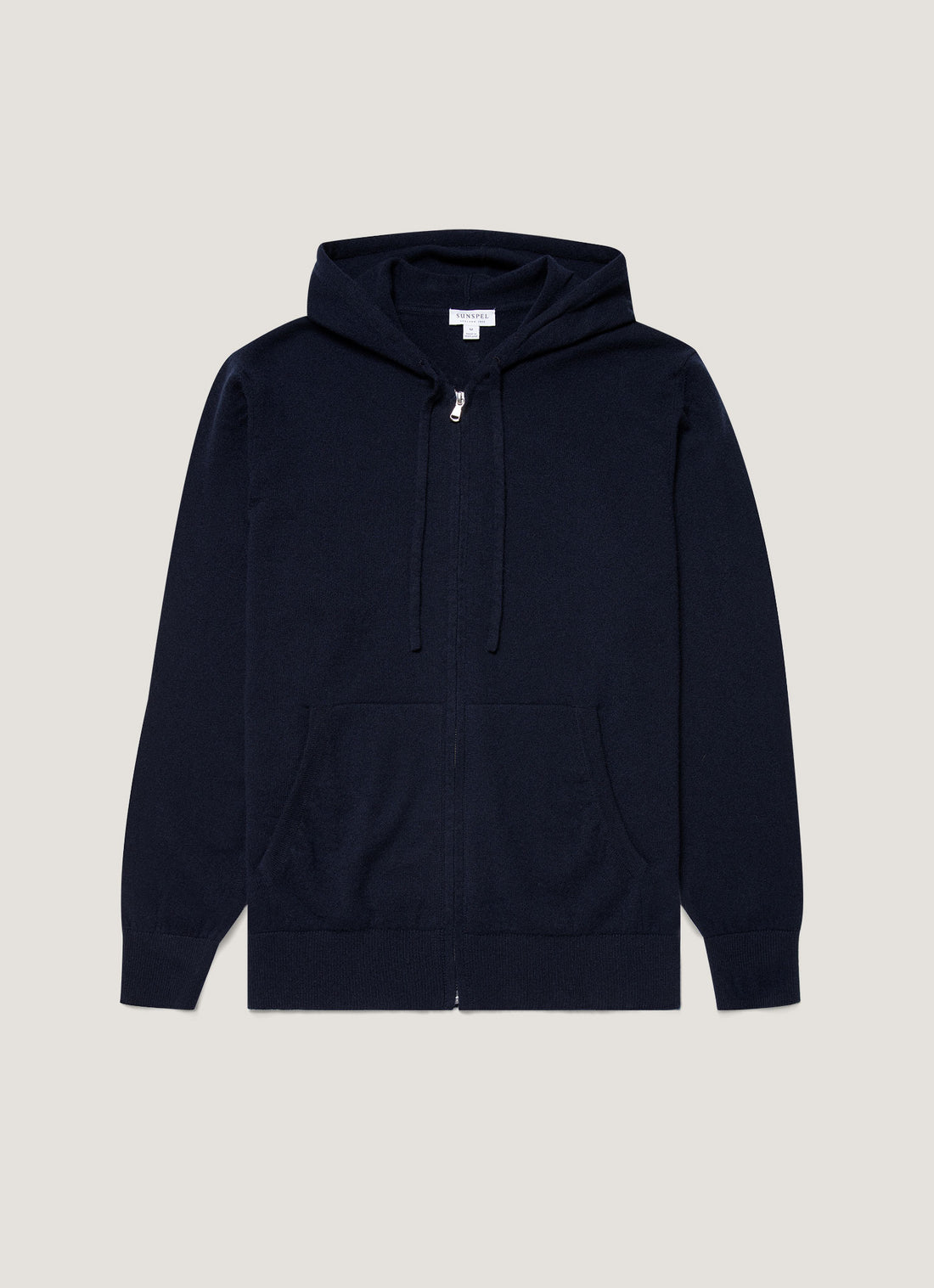 Men's Cashmere Hoodie in Navy