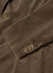 Men's Corduroy Blazer in Bark