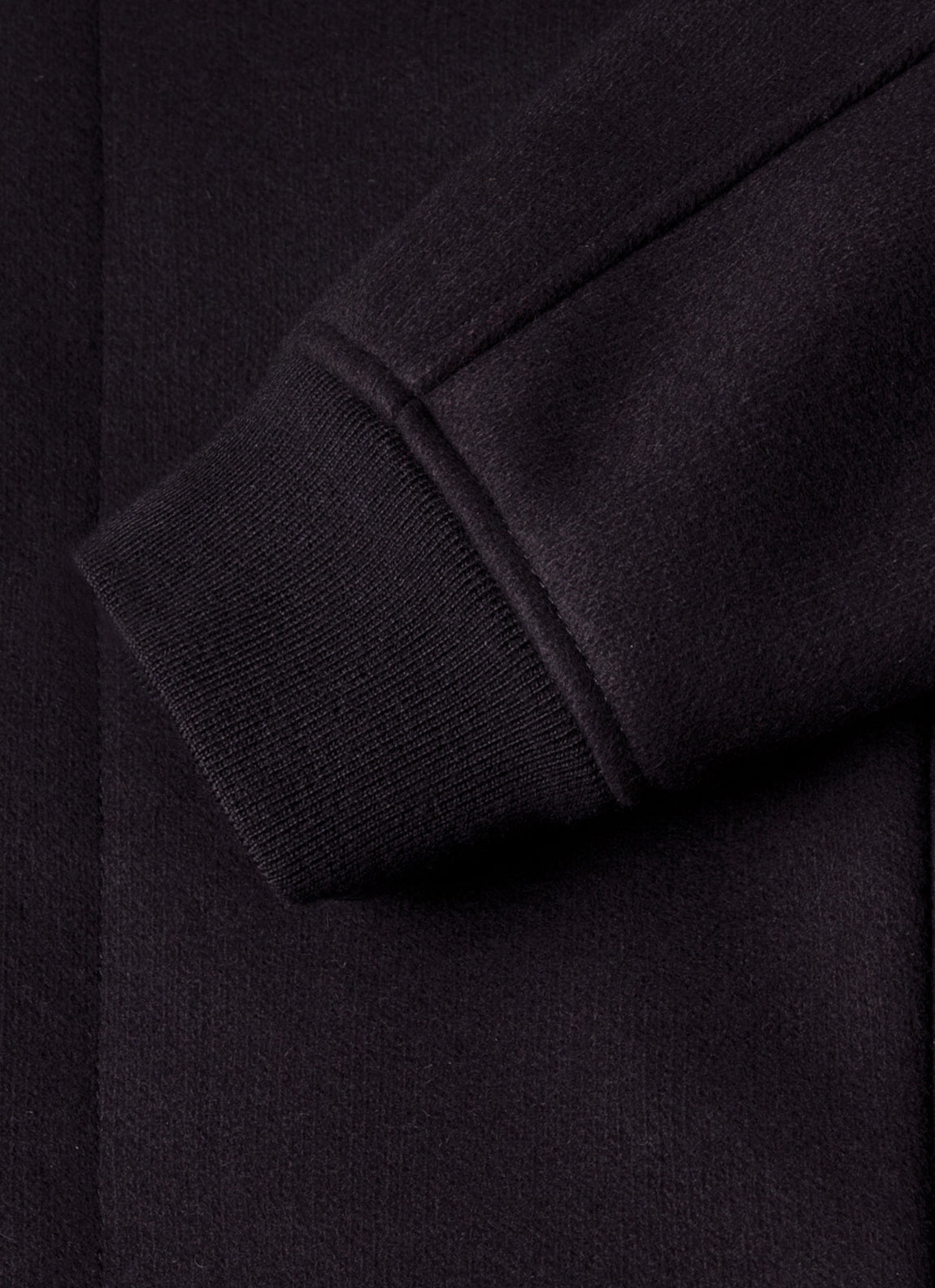 Men's Wool Bomber Jacket in Navy