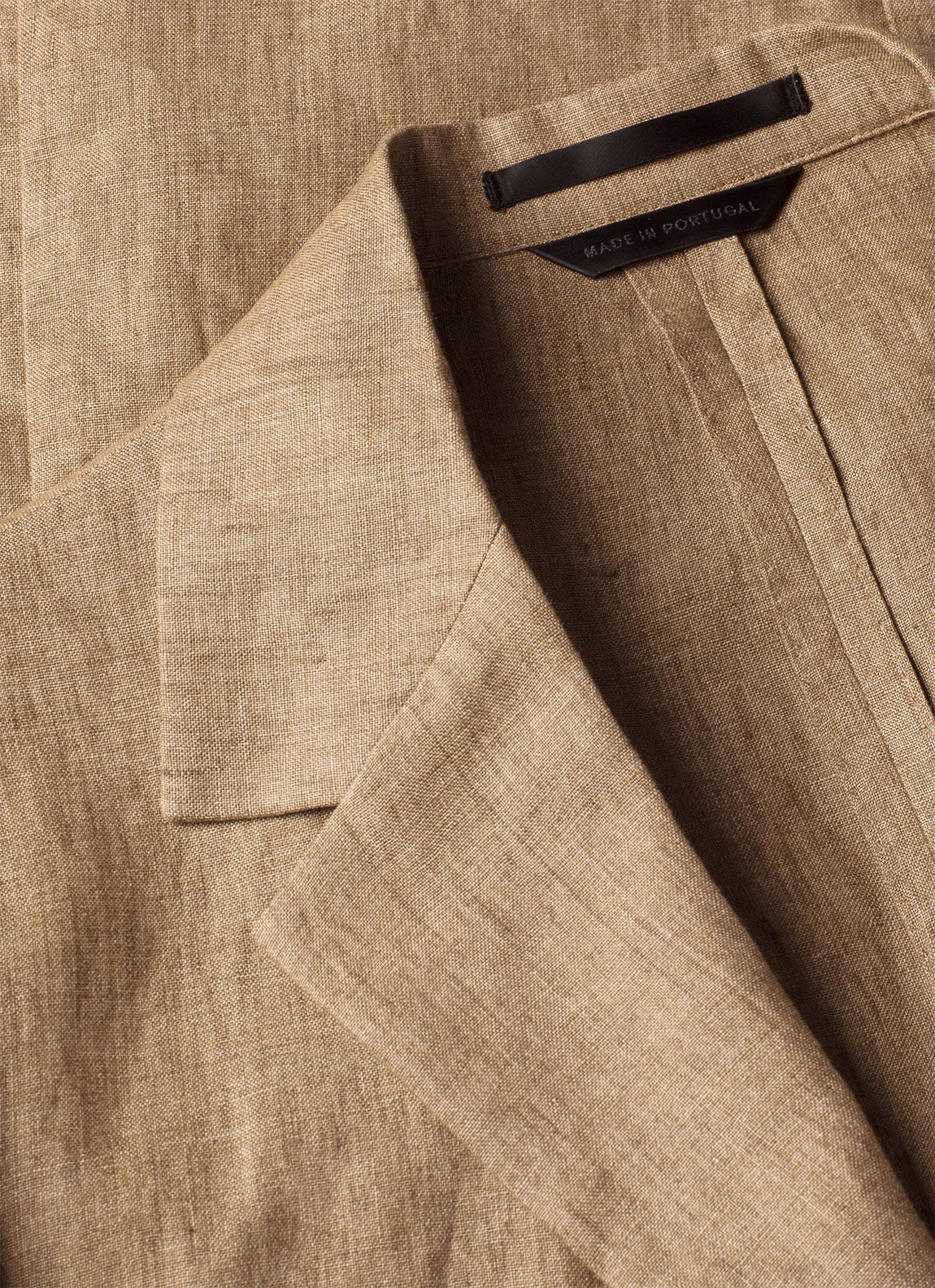 Men's Linen Two-Piece Suit in Dune Melange