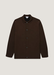 Men's Double Faced Jacket in Truffle