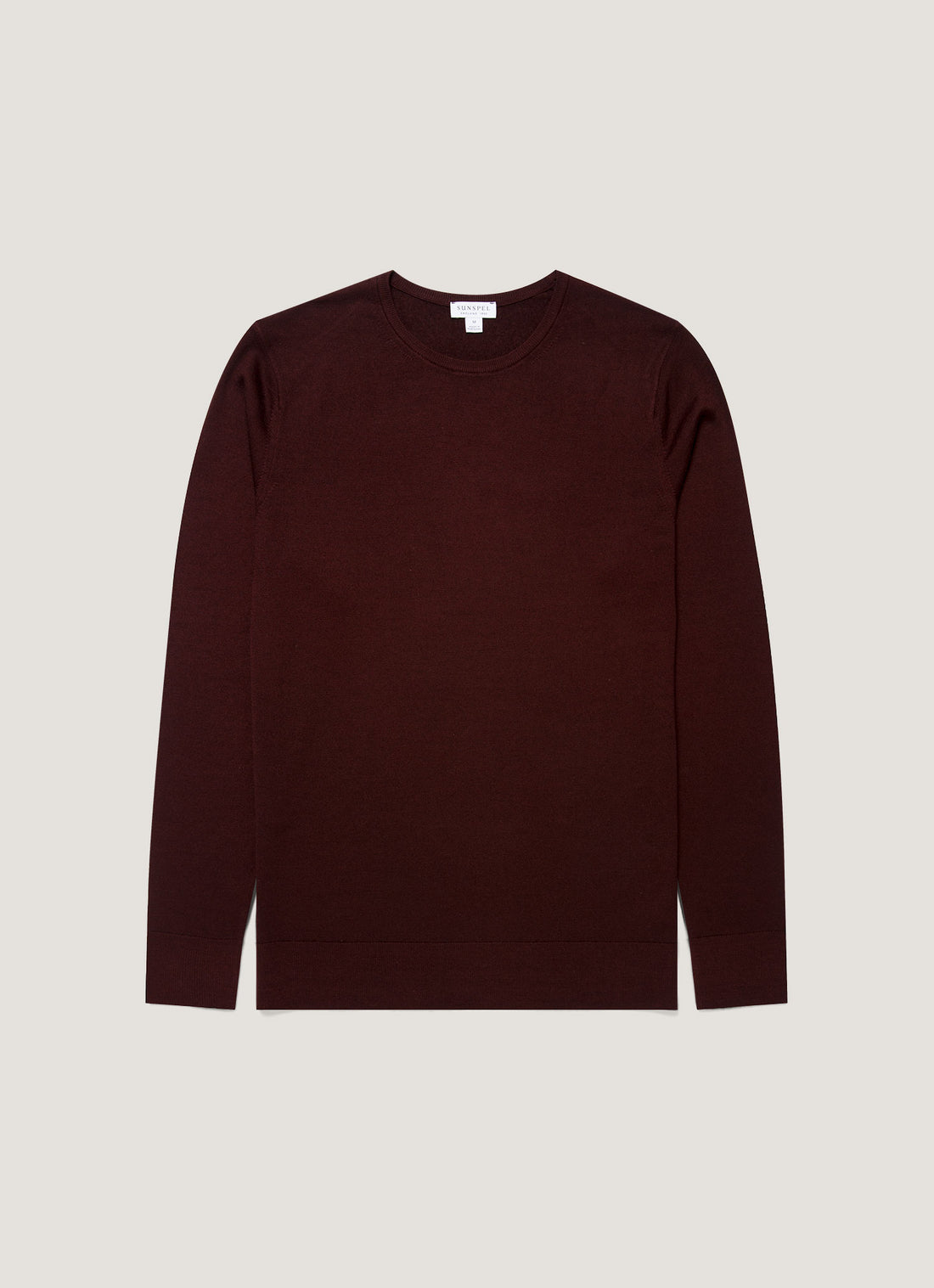 Men's Extra-Fine Merino Crew Neck in Bakelite