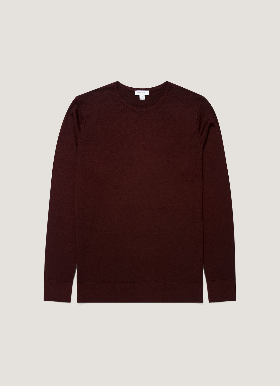 Men's Extra-Fine Merino Crew Neck in Bakelite