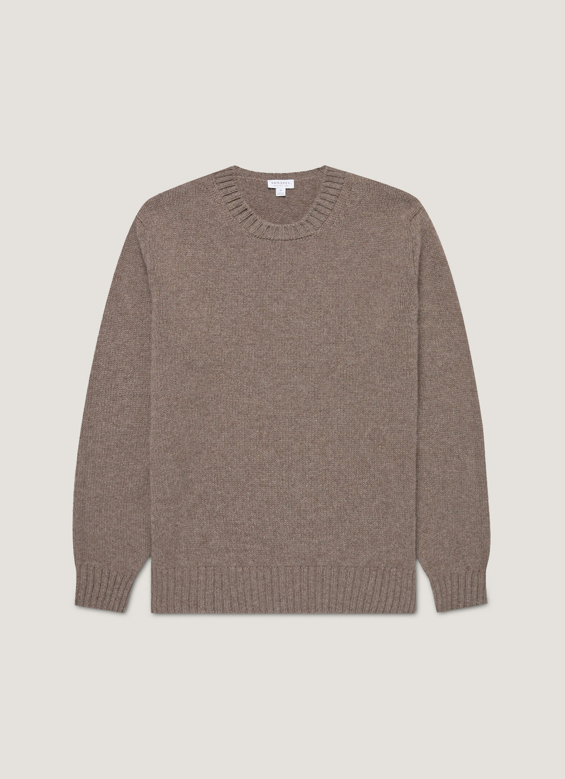 Men's Roxburgh Cashmere Jumper in Bark