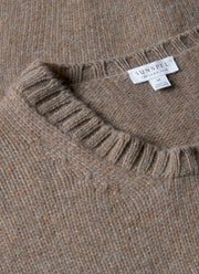 Men's Roxburgh Cashmere Jumper in Bark