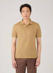 Men's Riviera Polo Shirt in Tan