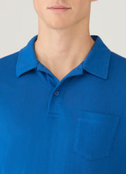 Men's Riviera Polo Shirt in Cobalt