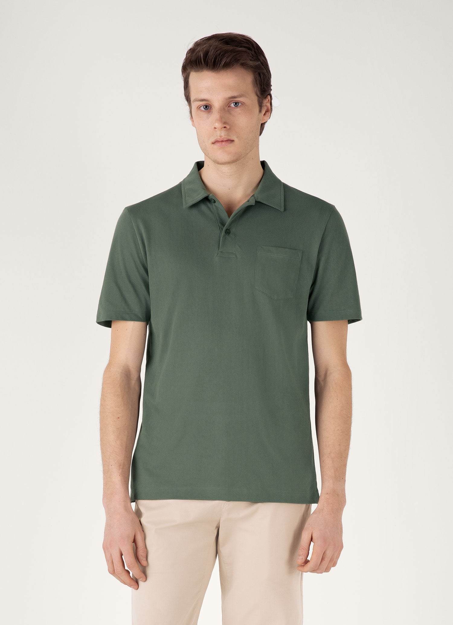 Men's Riviera Polo Shirt in Dusk Green