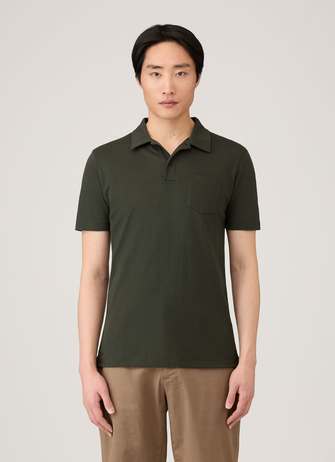 Men's Riviera Polo Shirt in Dark Green