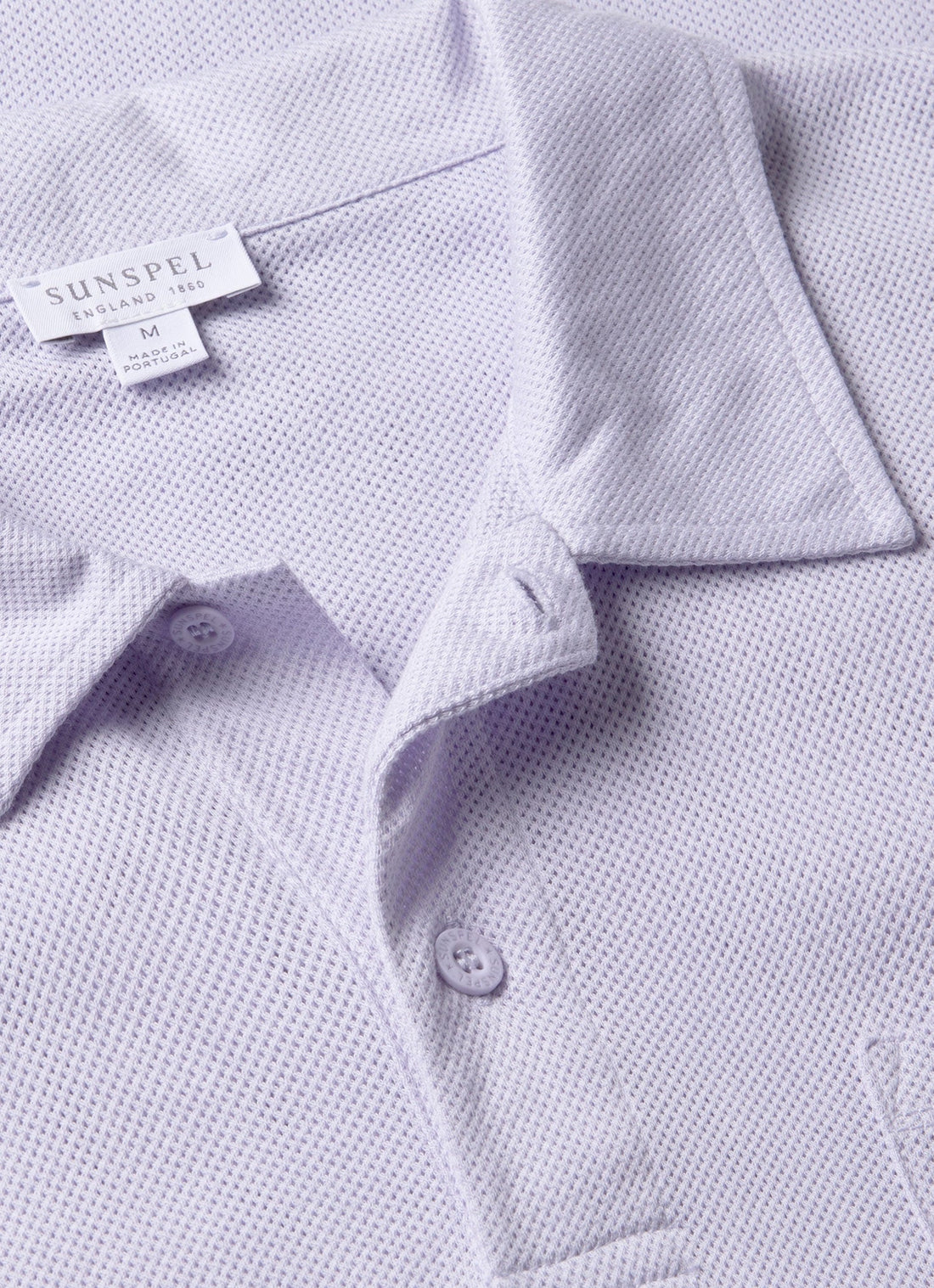 Men's Riviera Polo Shirt in Pale Lilac