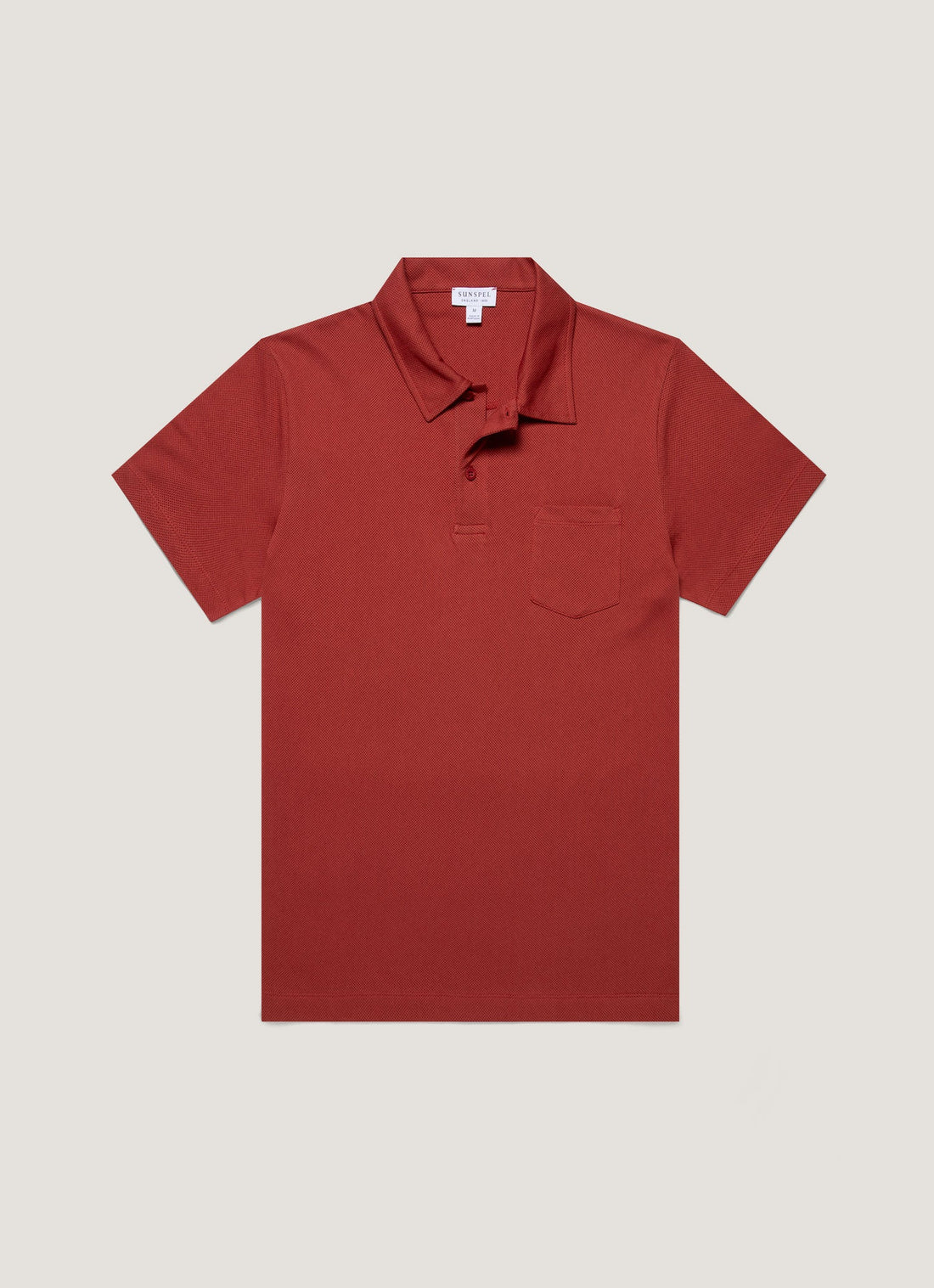 Men's Riviera Polo Shirt in Garnet Red
