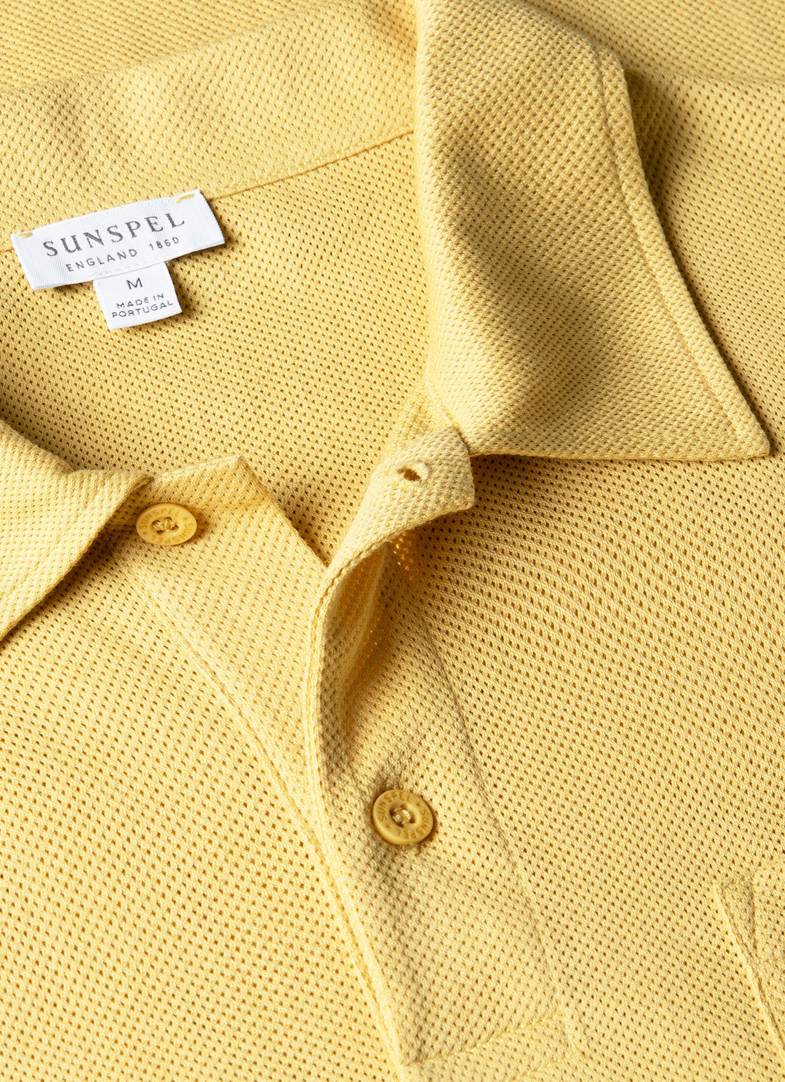 Men's Riviera Polo Shirt in Dusty Yellow