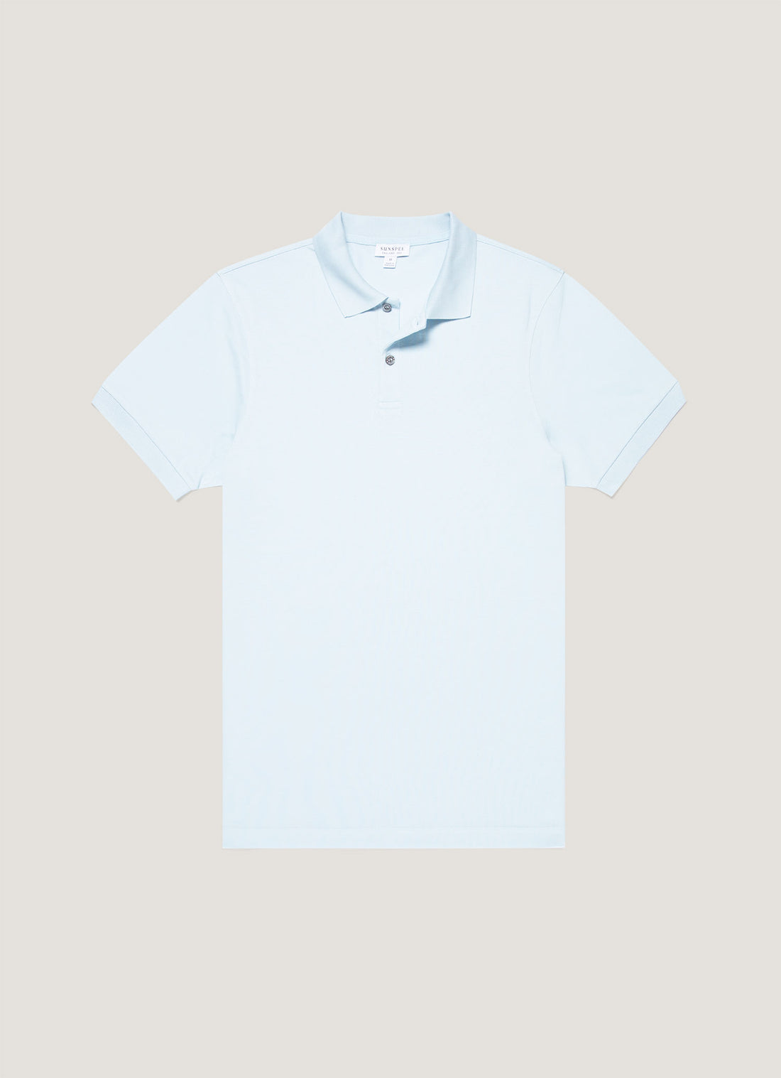 Men's Piqué Polo Shirt in Frost Blue
