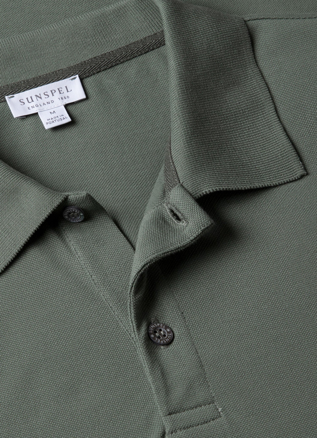 Men's Piqué Polo Shirt in Dusk Green