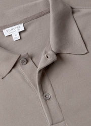 Men's Piqué Polo Shirt in Iron Grey