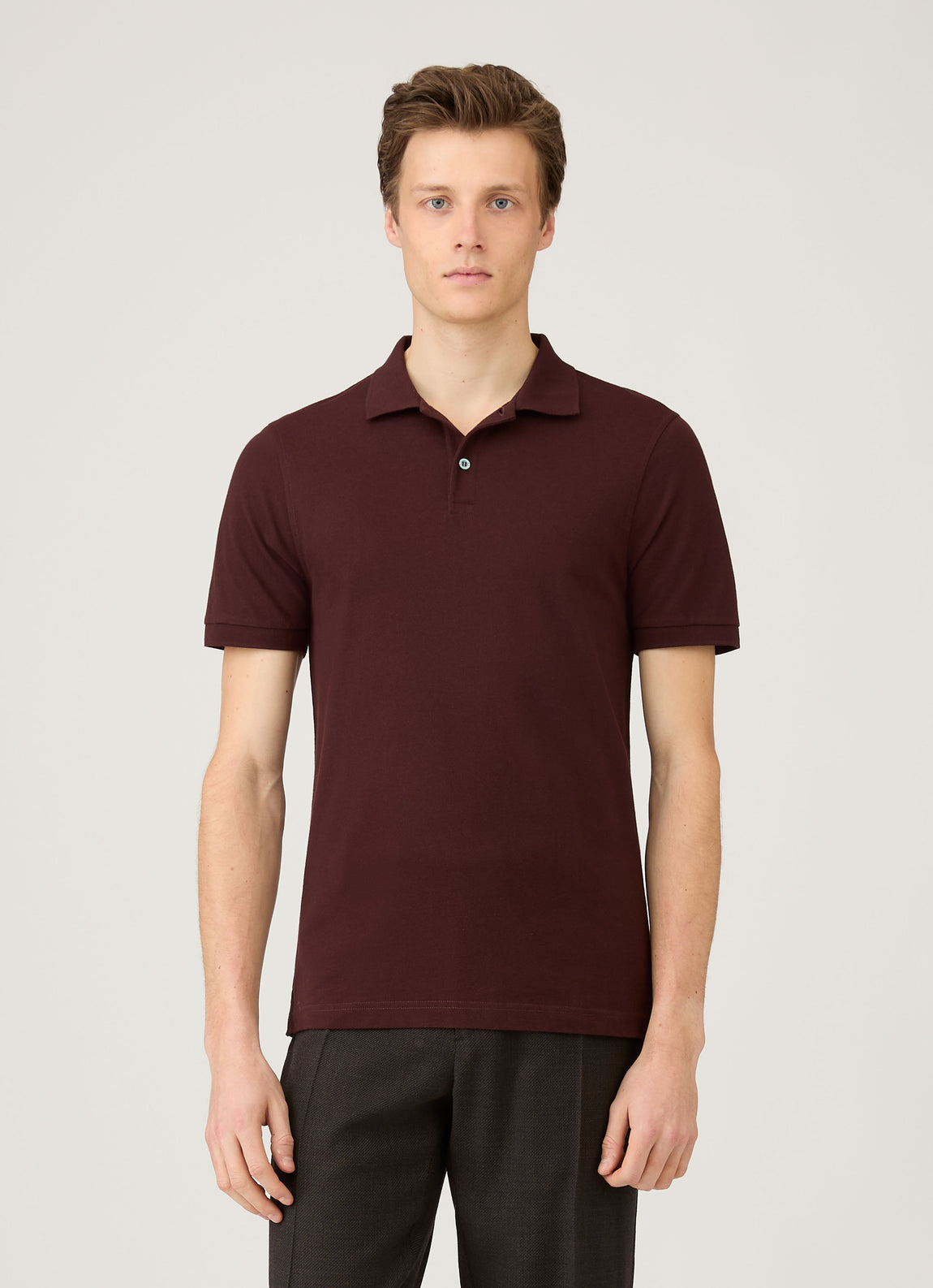 Men's Piqué Polo Shirt in Bakelite