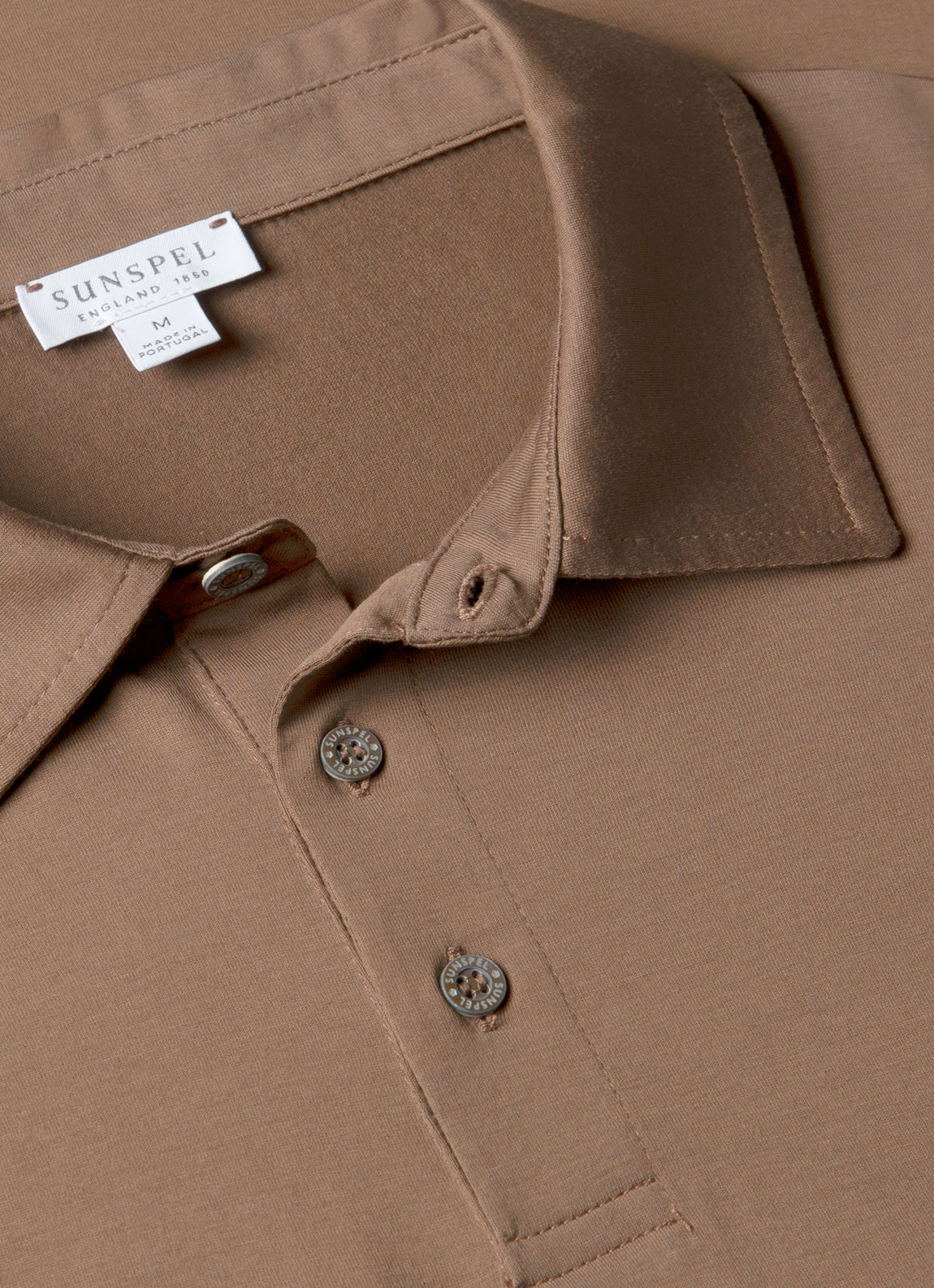 Men's Classic Jersey Polo Shirt in Bark