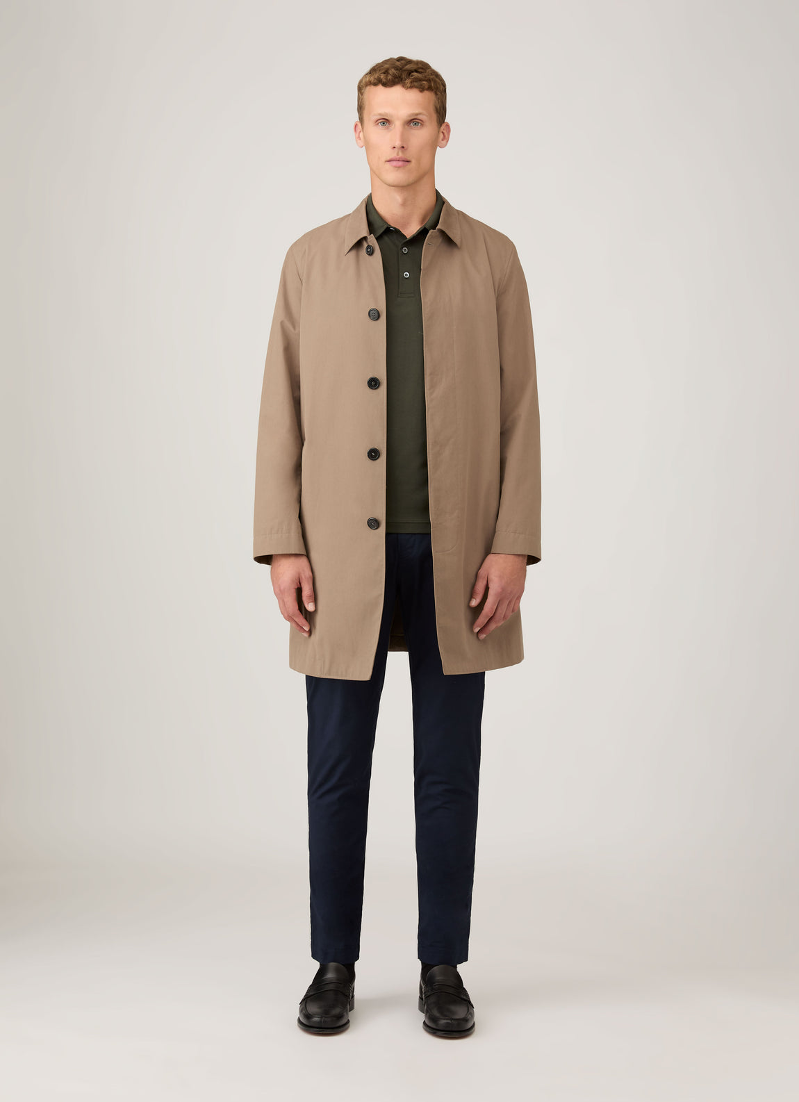 Men's Classic Jersey Polo Shirt in Dark Green