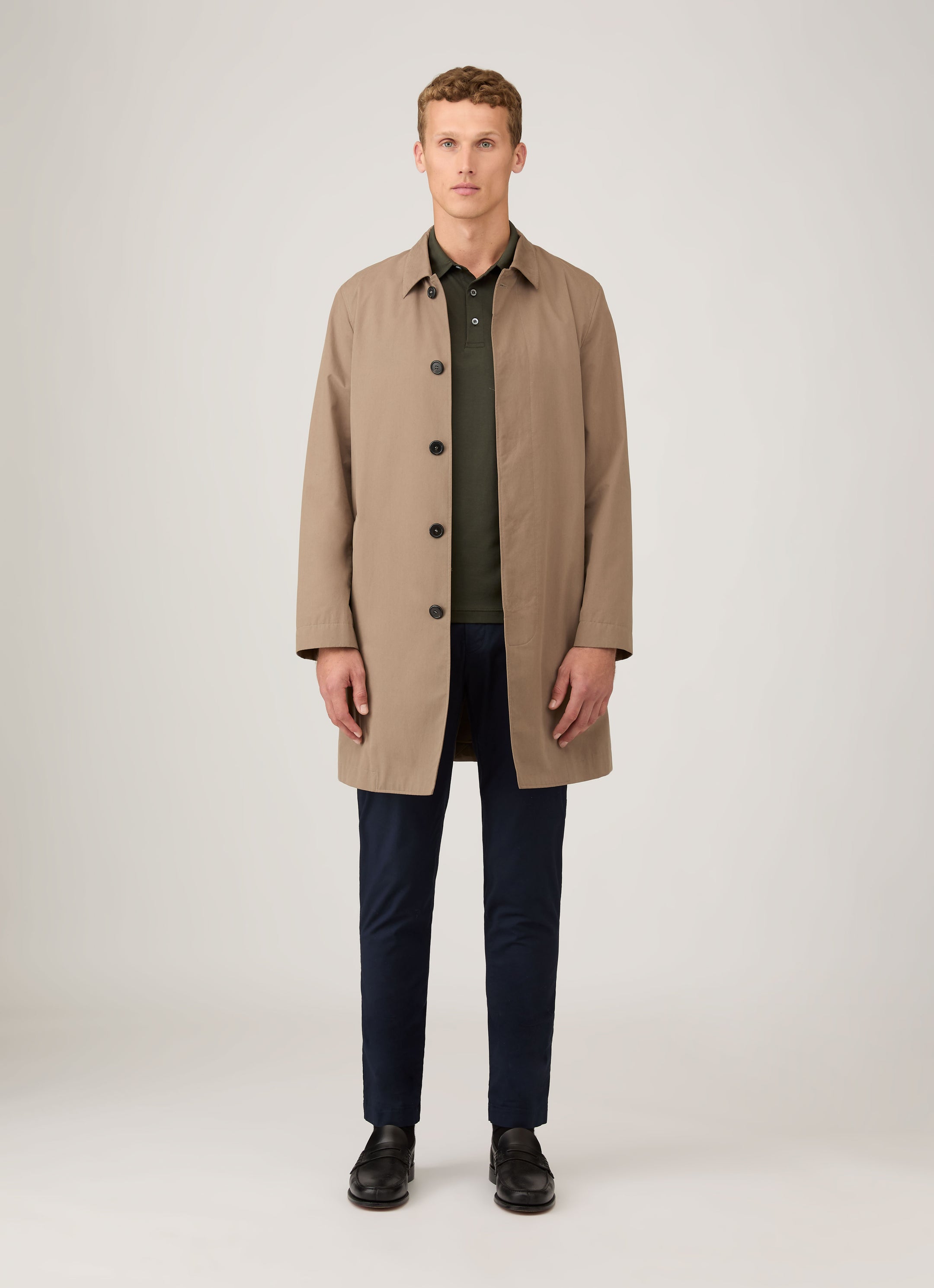 Men's Classic Jersey Polo Shirt in Dark Green