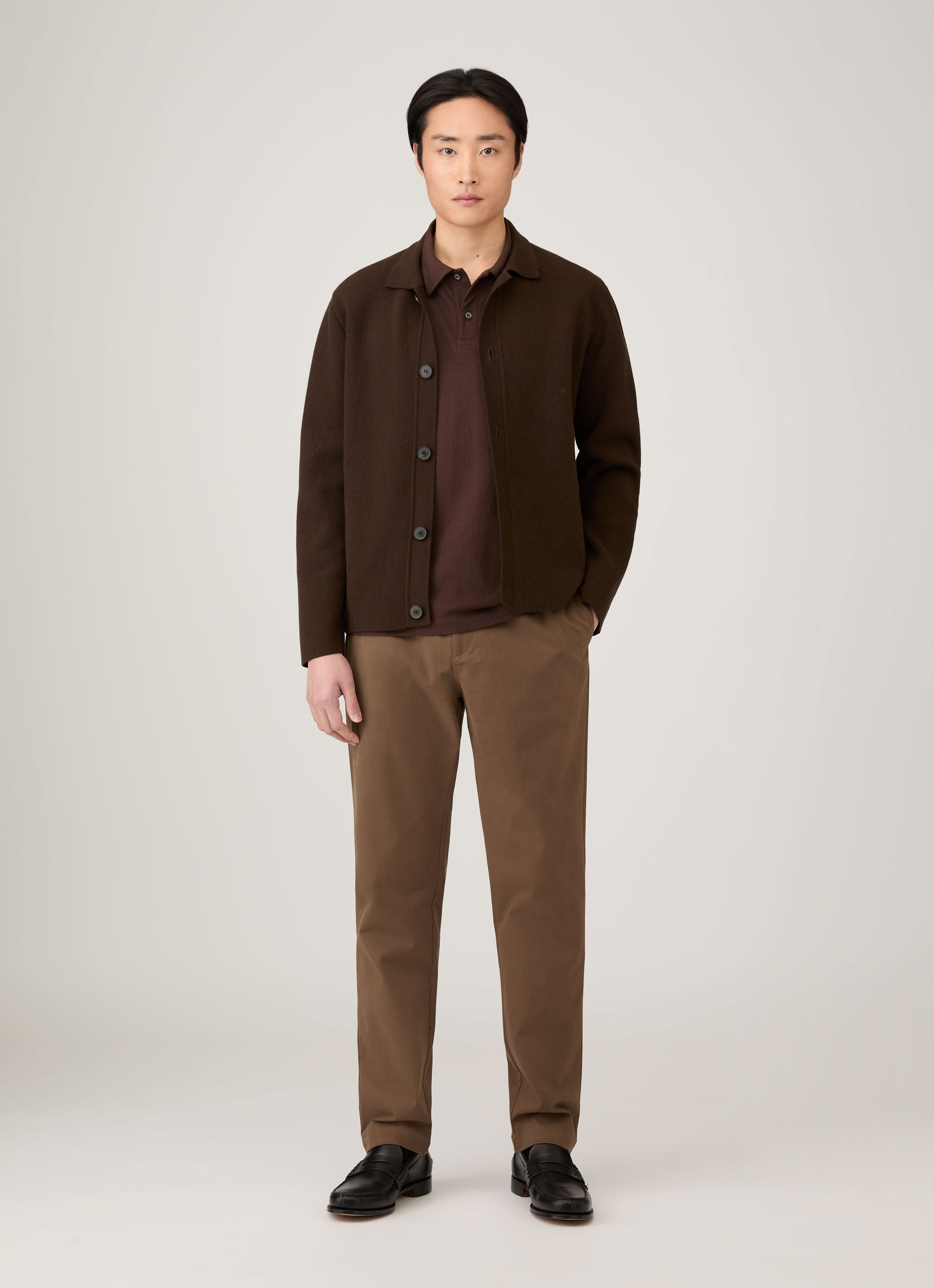 Men's Regular Fit Riviera Polo Shirt in Bakelite