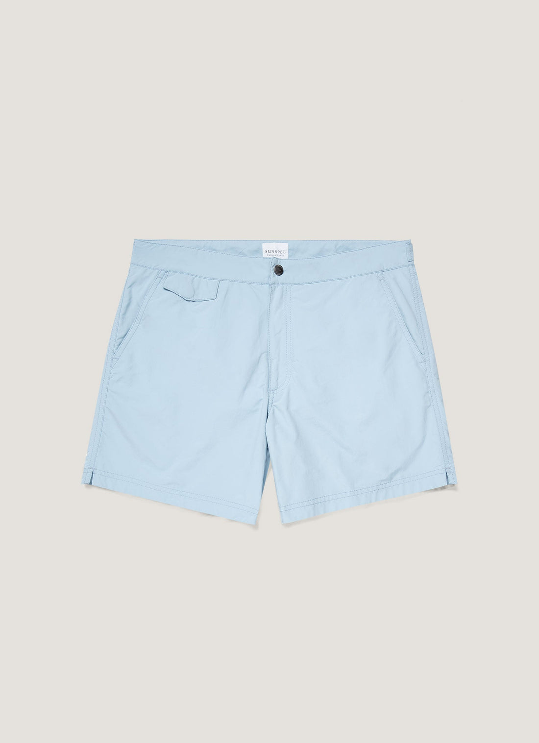 Men's Tailored Swim Short in Light Blue