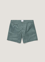 Men's Tailored Swim Shorts in Dusk Green