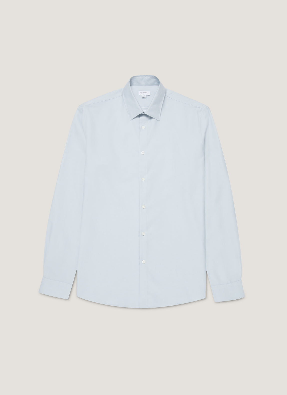 Men's Cotton Cashmere Shirt in Light Blue