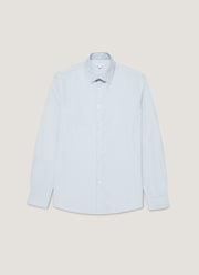 Men's Cotton Cashmere Shirt in Light Blue