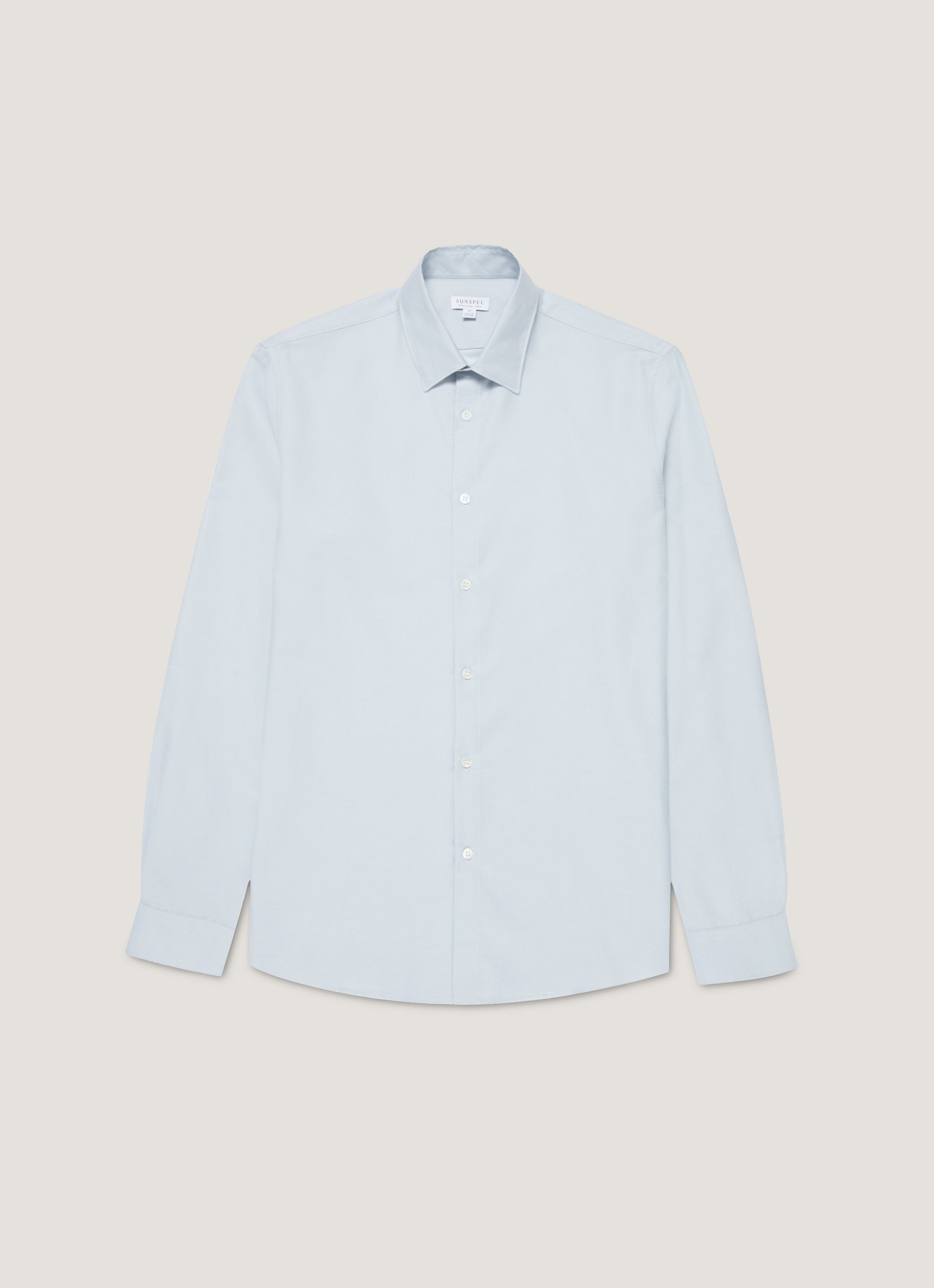 Men's Cotton Cashmere Shirt in Light Blue
