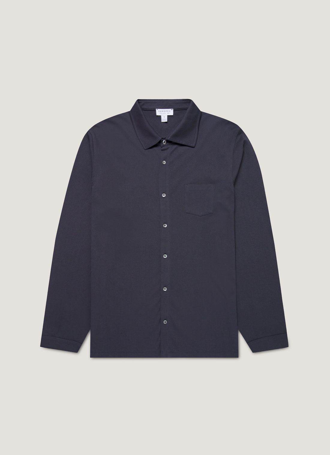 Men's Long Sleeve Riviera Shirt in Navy
