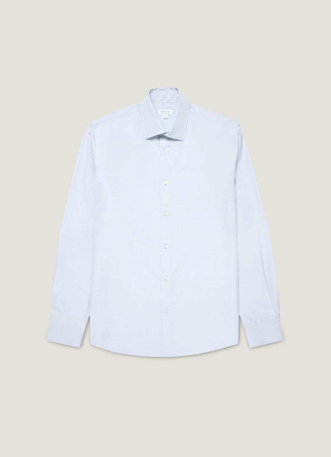 Men's Sea Island Cotton Shirt in Light Blue