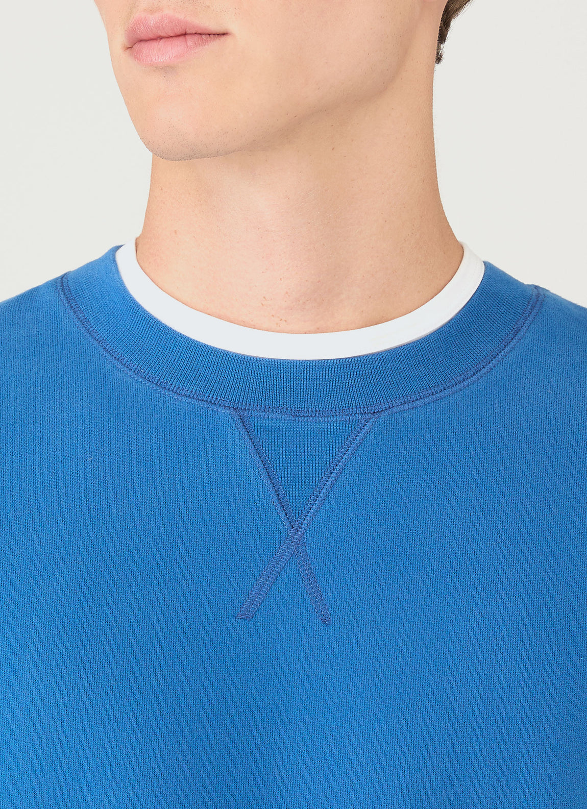 Men's Loopback Sweatshirt in Cobalt