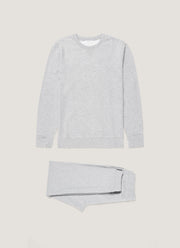 Men's Loopback Tracksuit in Grey Melange