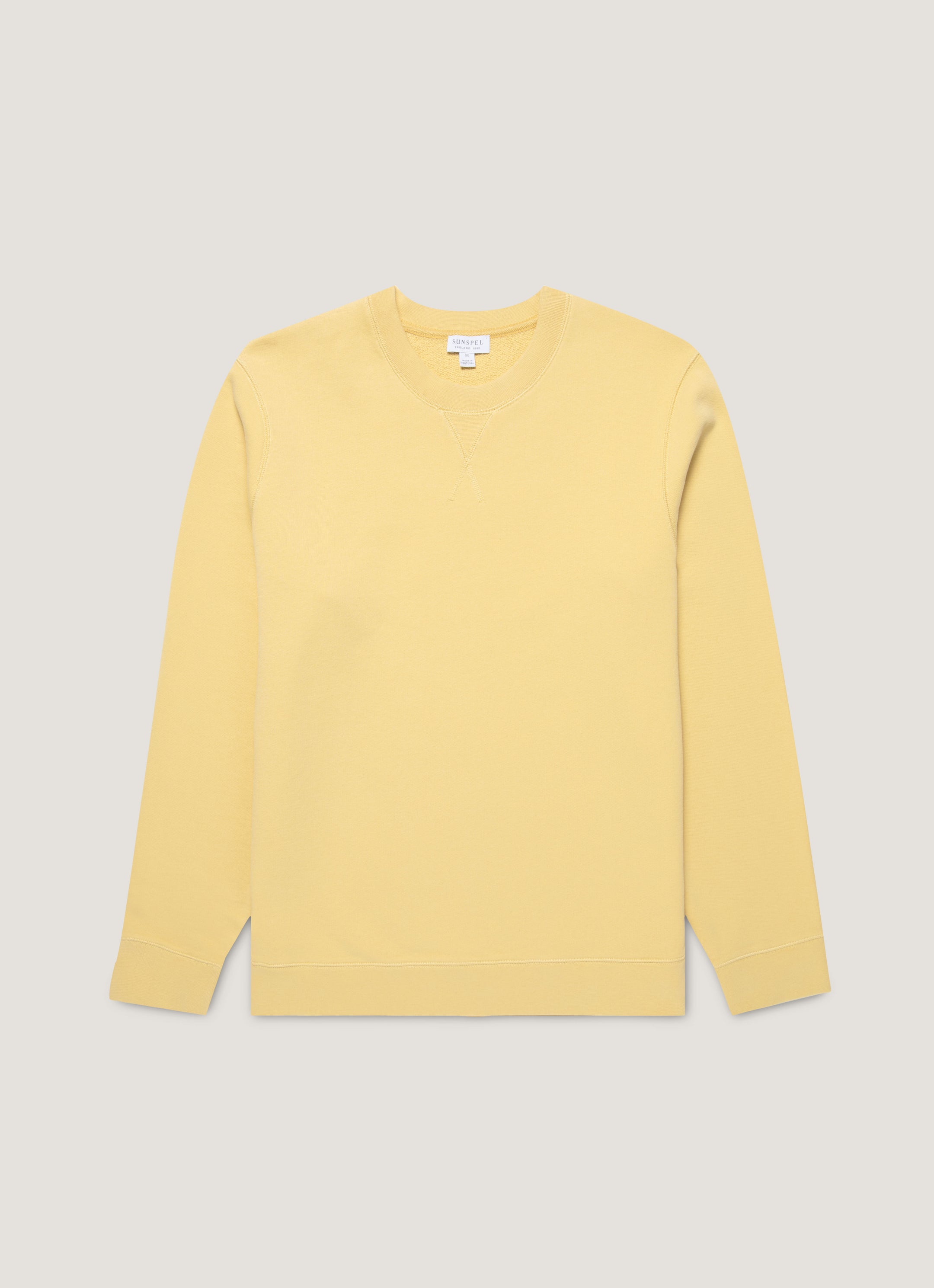 Men's Loopback Sweatshirt in Dusty Yellow