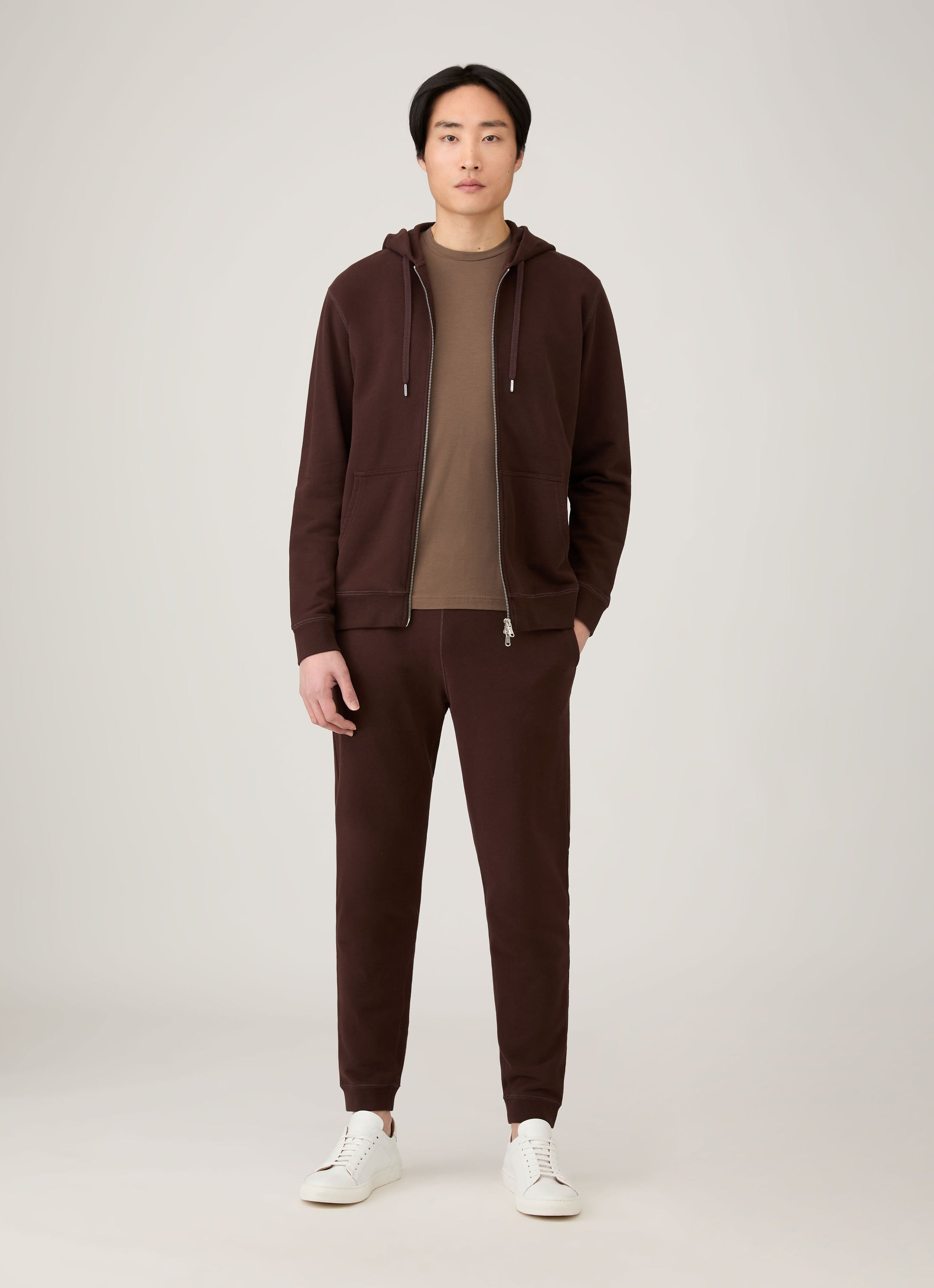 Men's Loopback Sweatpants in Truffle