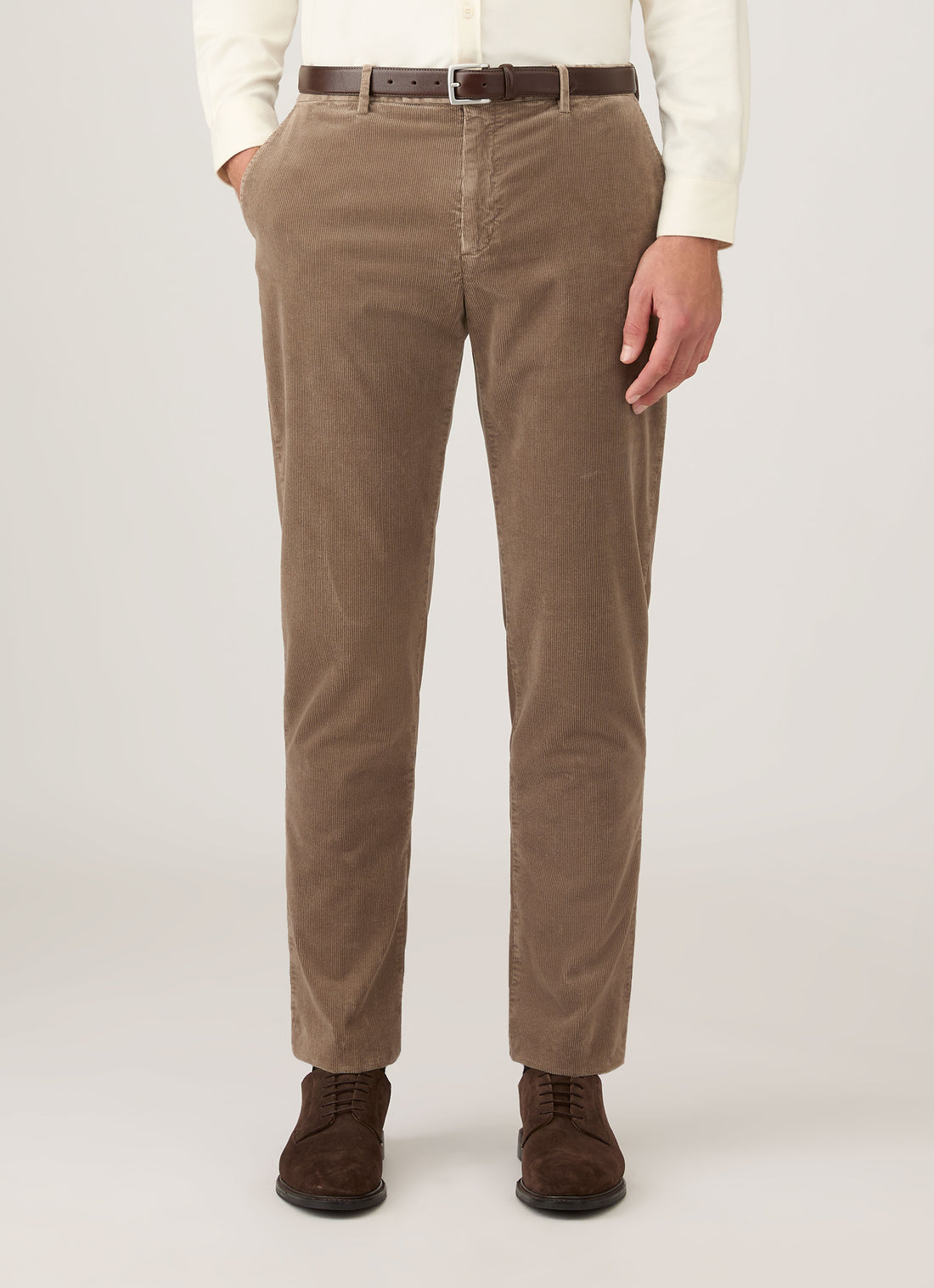 Men's Corduroy Trouser in Bark
