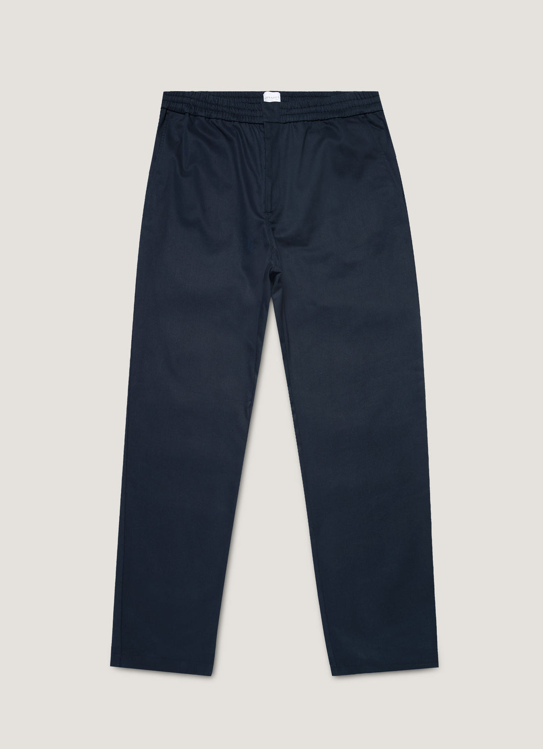 Men's Cotton Cashmere Drawstring Trouser in Navy