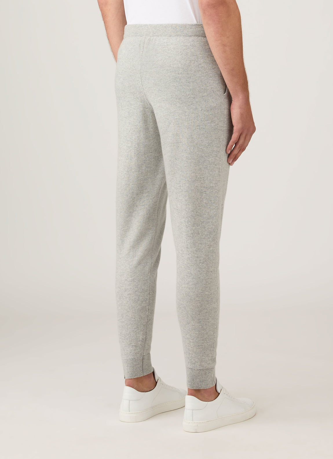 Men's Cashmere Lounge Pant in Grey Melange