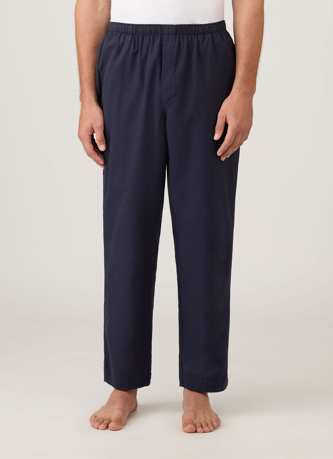 Men's Cotton Flannel Pyjama Trouser in Navy
