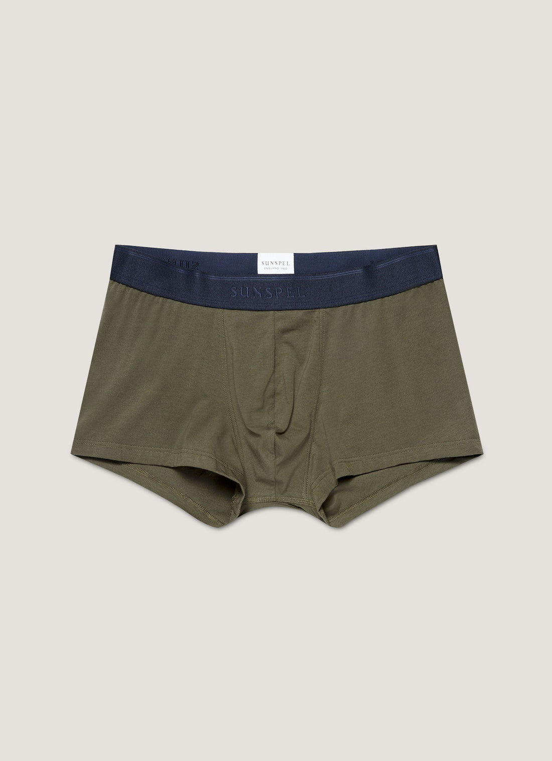 Men's Stretch Cotton Trunks in Khaki