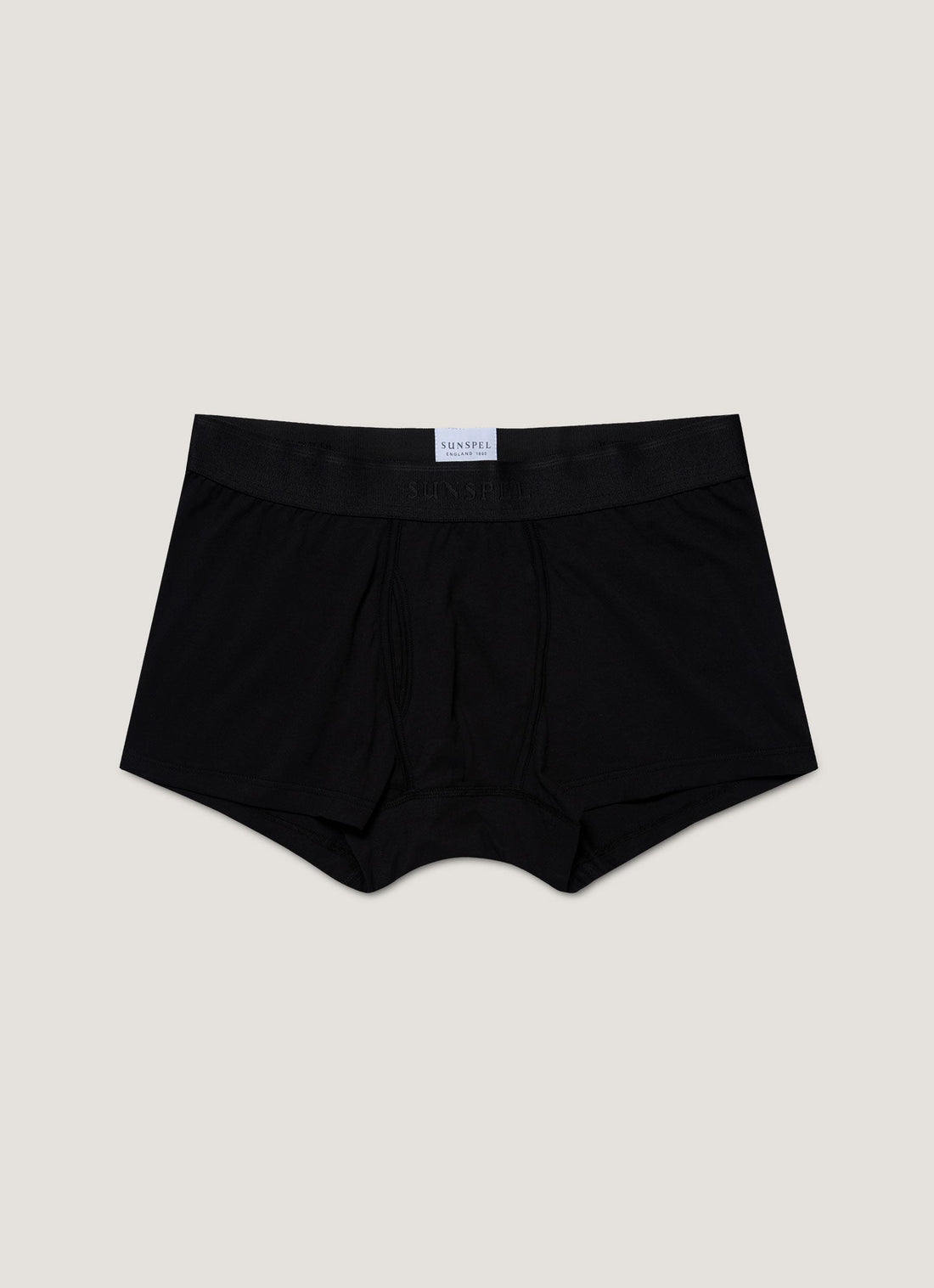 Men's Superfine Cotton Trunks in Black