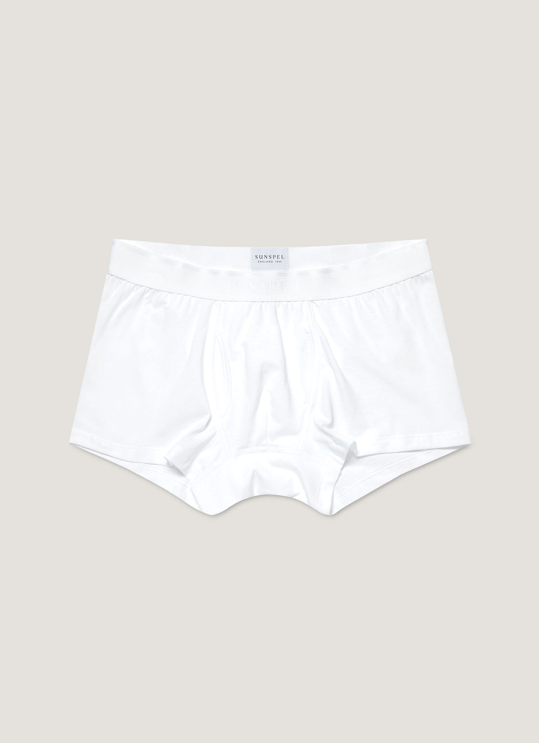 Men's Superfine Cotton Trunks in White