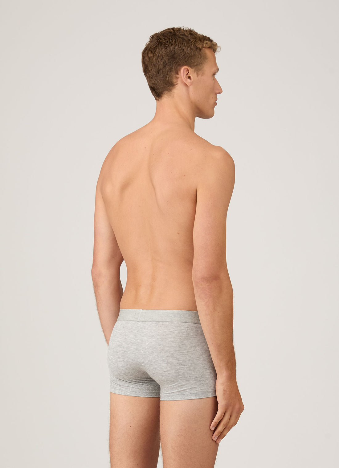 Men's Tencel™ Trunks in Grey Melange