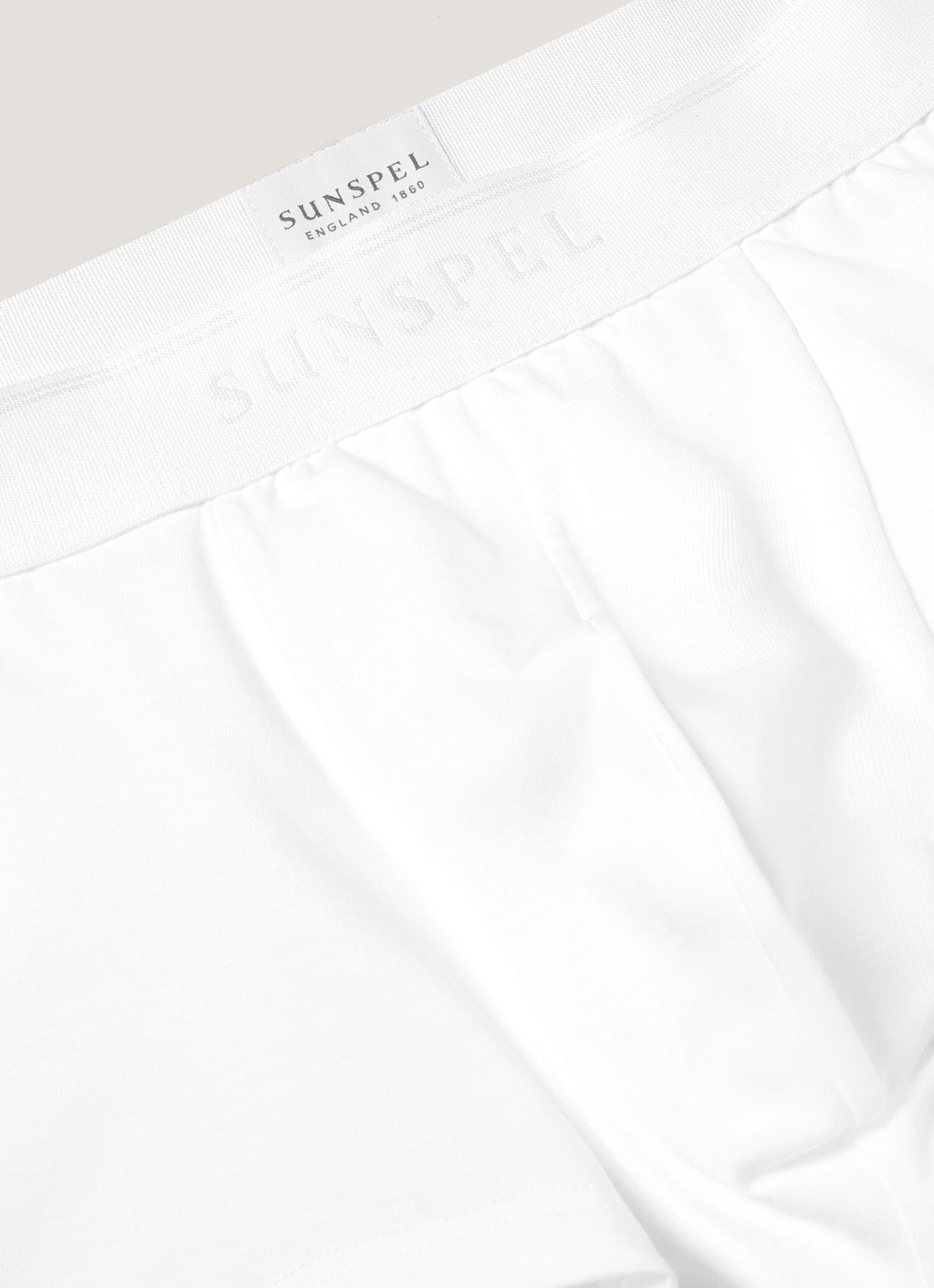 Men's Stretch Cotton Trunks 3-Pack in White