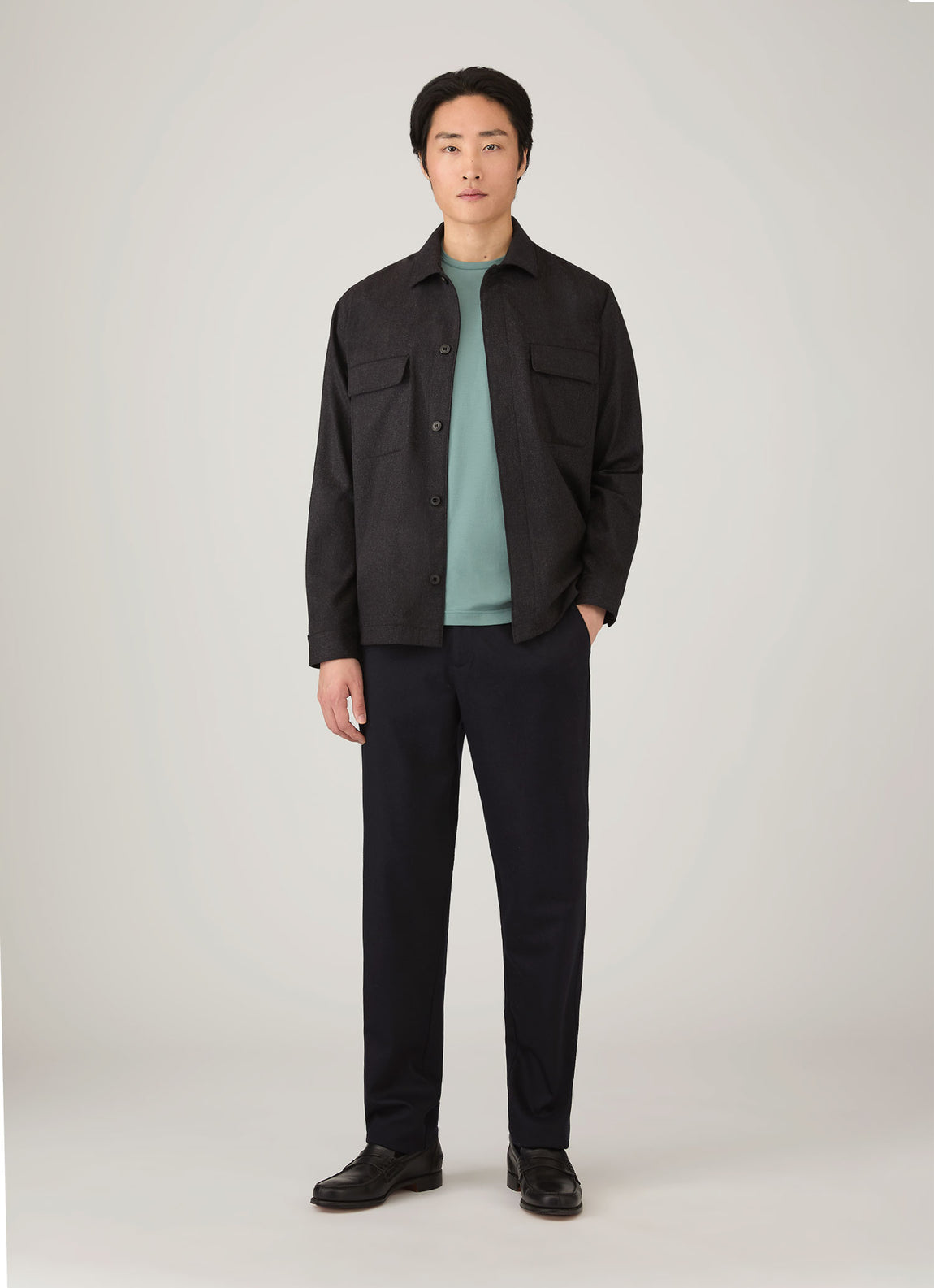 Men's Classic T-shirt in Steel Green