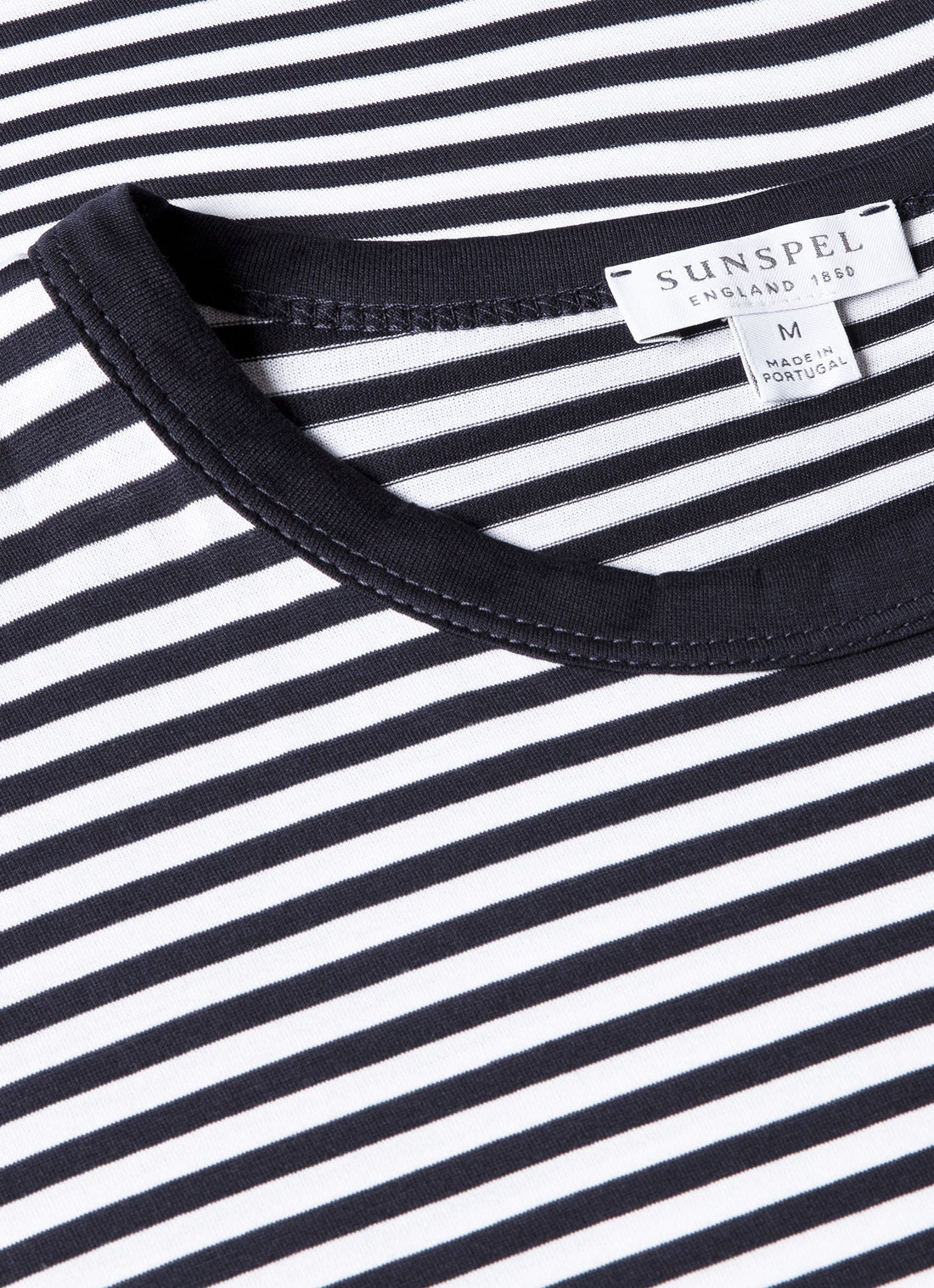 Men's Classic T-shirt in Navy/White English Stripe